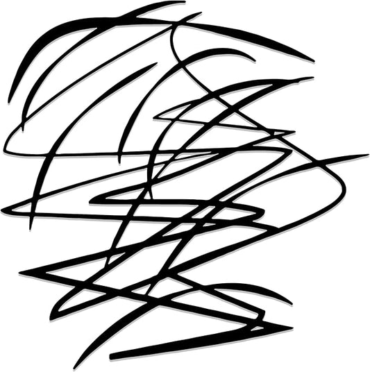 Abstract Metal Wall Art, Geometric Modern Decor, Minimalist Wall Artwork, Luxury Style Sculpture, Creative Gallery Decorations, Decor for Living Room, Entryway, Bedroom, Black Large Elegant Sculpture