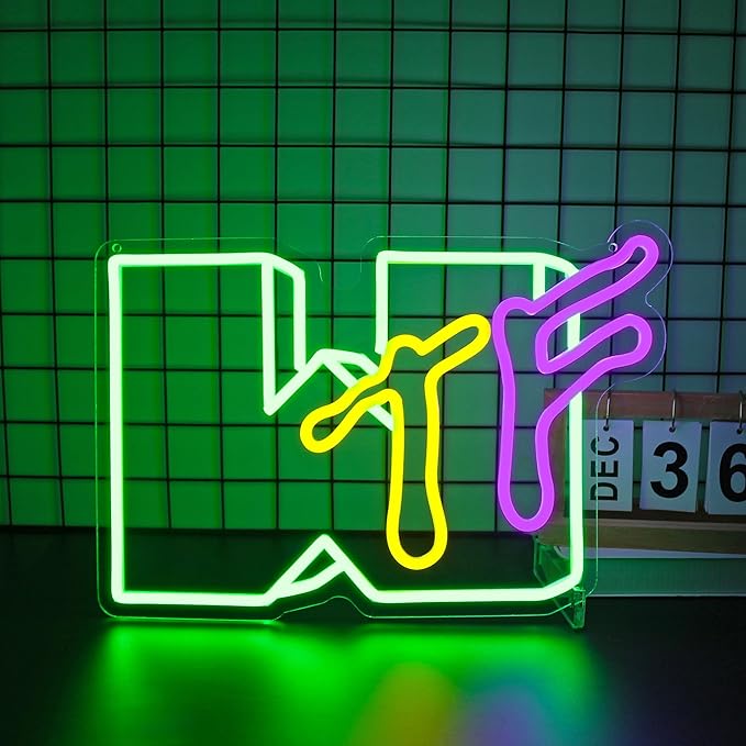 Neon Sign, Neon Signs for Wall Decor LED Light Up Signs Home Decor for Gaming Room Bedroom Club Party Bar Shop USB Operated