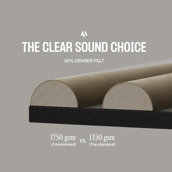 4-Pack Wood Slat Wall Panel – Velvet-Covered Wood Panels for Wall, Acoustic Panels for Interior Decor, Decorative Slat Paneling for Home, Office, Studio (Smoked Oak)