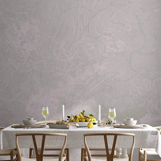 artgeist Premium Wall Mural Stone Wall 118x83 in - XXL Non-Woven Wallpaper Fleece Wall Decor Photo Print Picture Image Design Marble Like Abstract 3D Effect Illusion f-A-0884-a-a