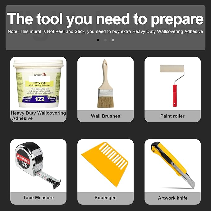 Castle Mural Large Wallpaper for Living Room Bedroom (Papel tapiz para pared de habitatacion) 195" x 120" (It's not Peel and Stick)