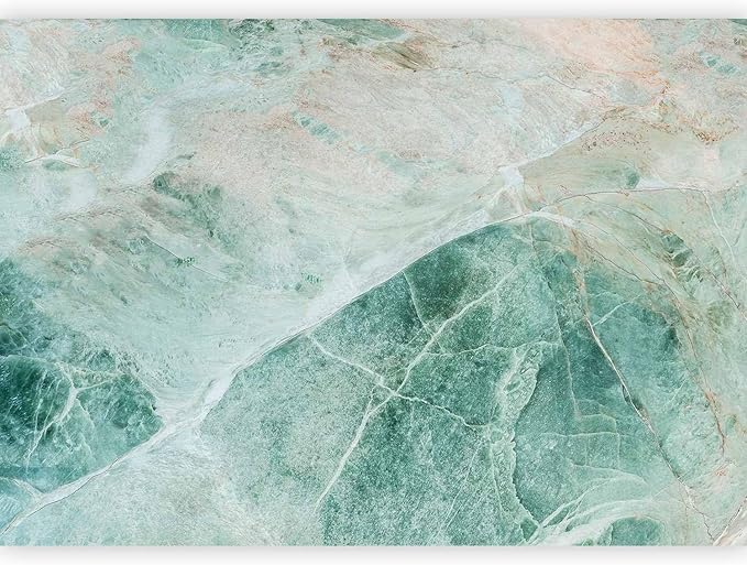 artgeist Abstract 3D Wall Mural - Marble Like Fleece Wallpaper - XXL 138x101 in