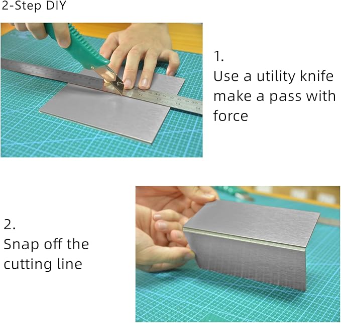 80-Pack 3"x6" Brushed Silver Aluminum Peel and Stick Tile Backsplash Panels (Brushed Aluminum)