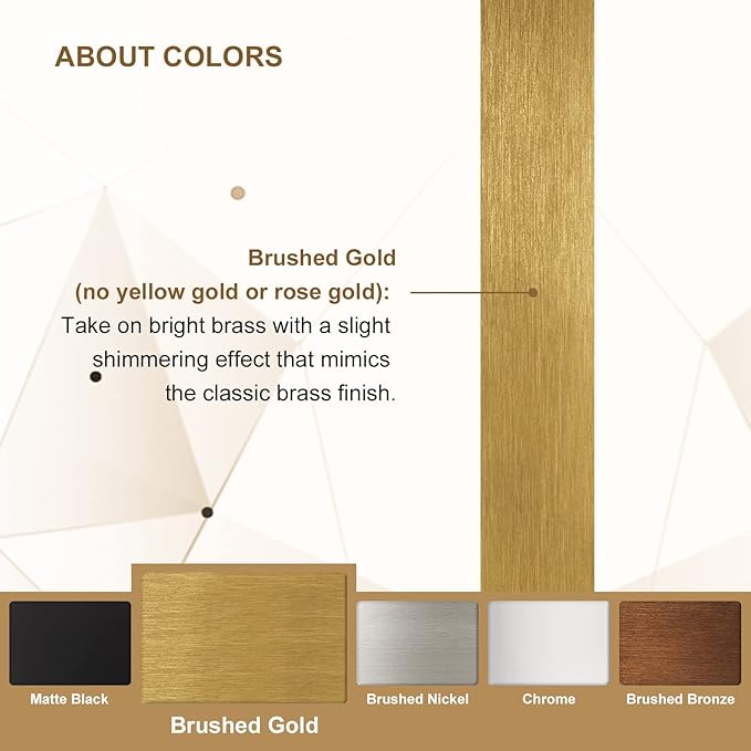 ANDY STAR Gold Oval Mirrors for Bathroom, Large 24x36’’ Brushed Gold Metal Framed Oblong Wall Mirror, Modern Brass Vanity Mirror in Stainless Steel Frame Wall Mount Horizontal or Vertical