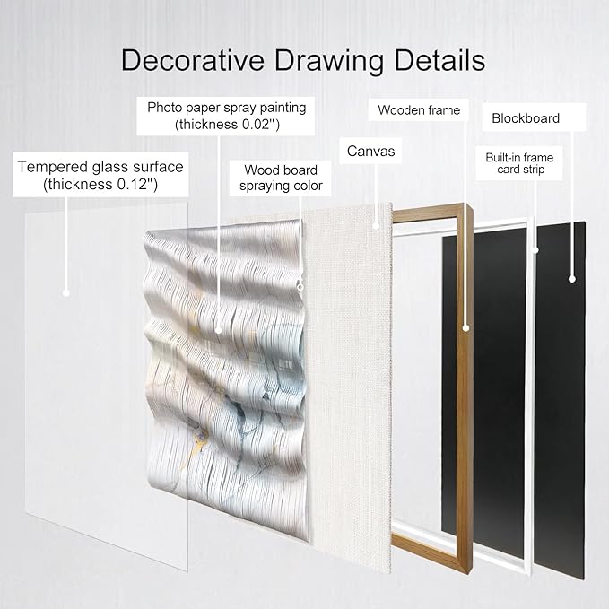 LIUZEYUE - Hand crafted Paper Artwork 3D Wall Art living room wall decor modern 27.6"x39.4"