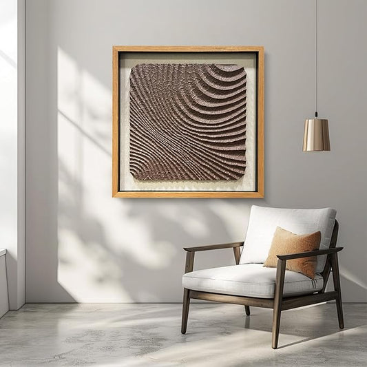 LIUZEYUE - Modern abstract 3D relief art wall decoration painting compatible with various 43.3"x43.3"