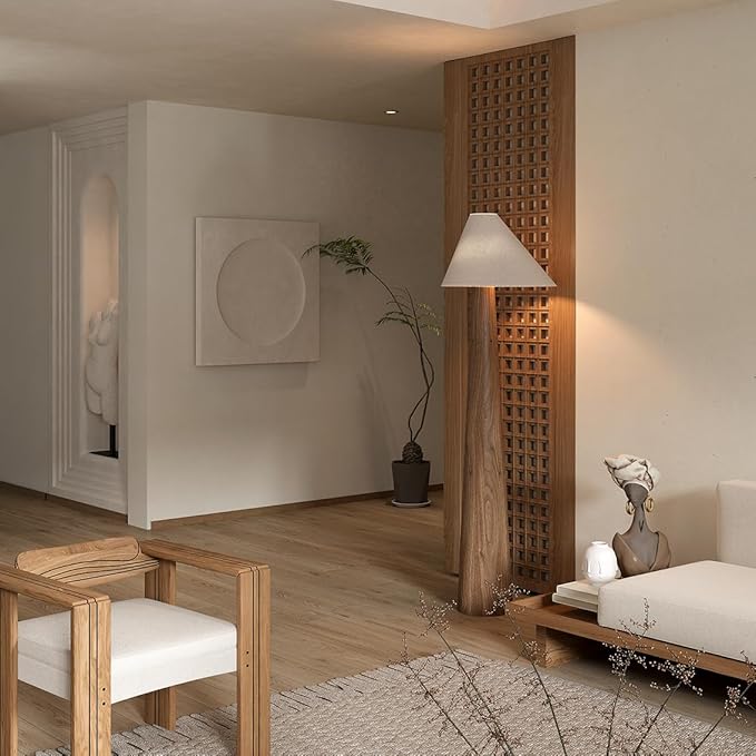 Matte White Grasscloth Textured Wallpaper Natural&Neutral&Handmade Style Thick Peel and Stick Removable for Bedroom,Office,Cabinet(16.5”x236.2”) (Less Herbaceous Coffee) M121