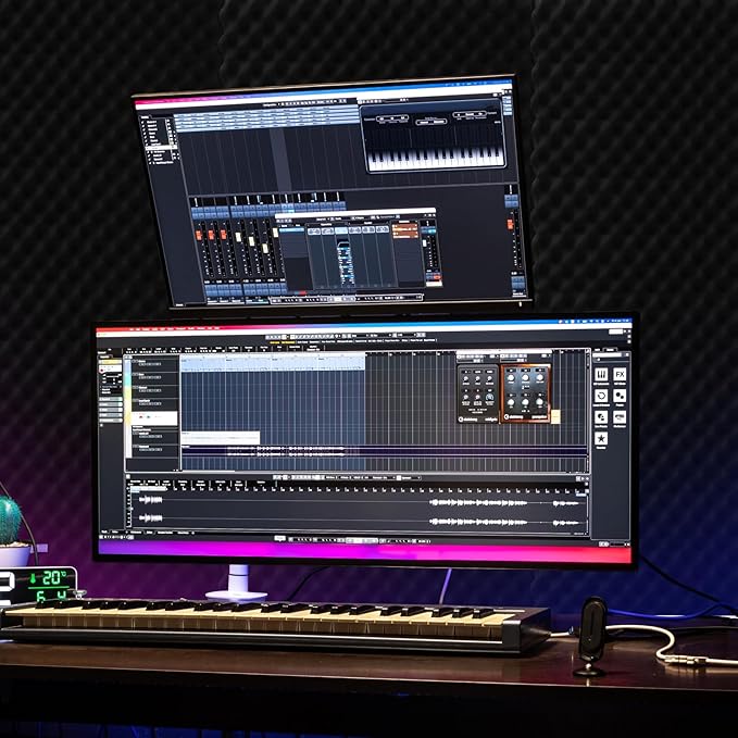 4 Pack-48X24X2 Inches Acoustic Panels, Egg Crate Foam soundproof wall panels,sound proof foam panels for walls, noise dampening panels,Sound Panels, Studio Foam for Wall and Ceiling