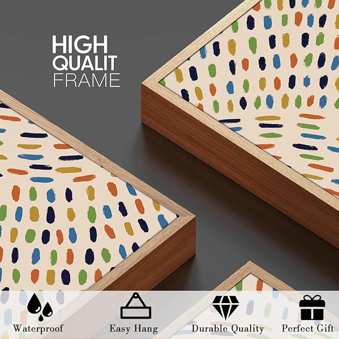 Anyzal Jesus Feeds the 5000 Wall Art Framed Christian Wall Decor Large Jesus Painting for Living Room Bedroom Dining Room 24x36 Inch