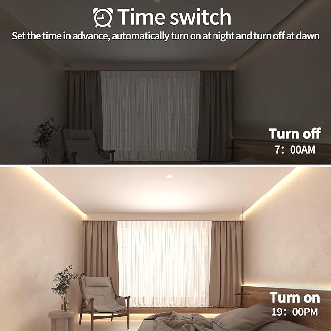 100FT COB LED Strip Lights 3000K Warm White Dimmable DC 24V Flexible LED Tape Light for Bedroom, with Remote and app Control LED Light Strip,for DIY Home Decoration