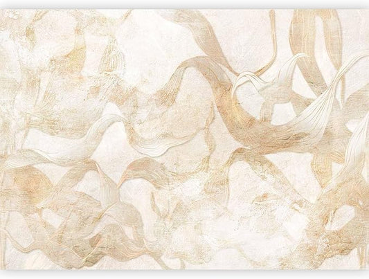 artgeist Wall Mural Faux Cement 193x138 in - Peel and Stick Self-Adhesive Wallpaper Removable Large Sticker Foil Wall Decor Print Design Mural Abstract Beige f-A-10118-a-a