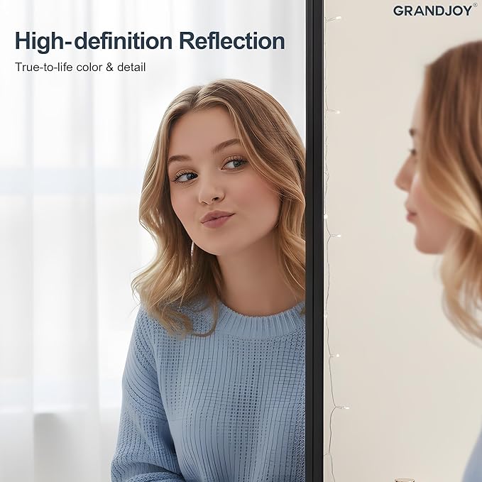 24x36 Inch Bathroom Mirrors Set of 2 for Wall, Black Vanity Mirror for Over Sink, Modern Farmhouse, Rounded Corner, Shatterproof Glass