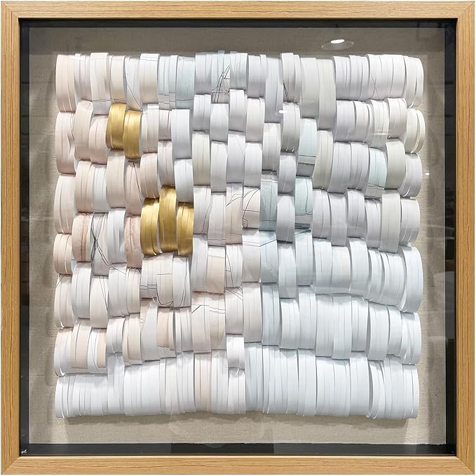 LIUZEYUE - Hand crafted Paper Artwork 3D Wall Art living room wall decor modern 59"x59"