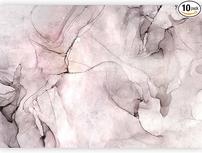 artgeist Wall Mural Abstract 193x138 in- XXL Peel and Stick Self-Adhesive Wallpaper Removable Large Sticker Foil Wall Decor Print Picture Design Boho Optical Illusion Concrete Cement rosa f-C-0495-a-b