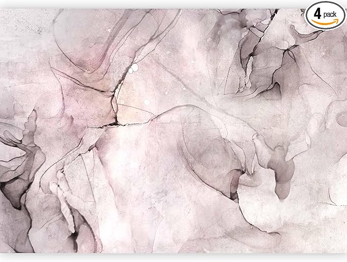 artgeist Wall Mural Abstract 79x55 in - XXL Non-Woven Wallpaper Fleece Wall Decor Photo Print Picture Image Design Boho Optical Illusion Concrete Cement rosa f-C-0495-a-b