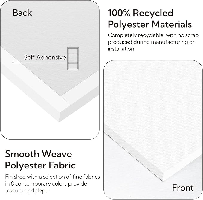 Olanglab Acoustic Panels 2 Pack, 48''x24'' Large Sound Panels, Fabric Wrapped Sound Proof Foam Panels for Walls, Sound Absorbing Panels for Recording Studio Acoustical Treatments (White)