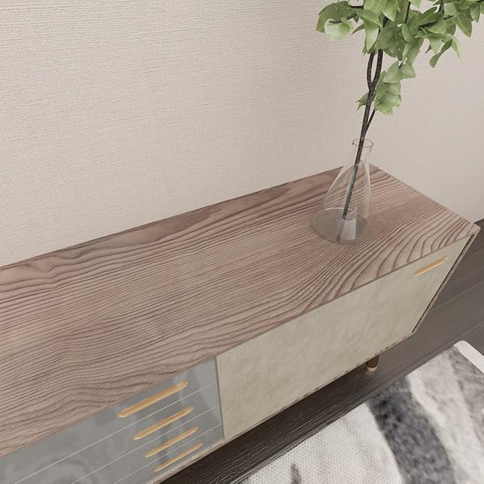 24"x197" Natural Grey Oak Contact Paper for Cabinets Wood Textured Wallpaper Peel and Stick Kitchen Bathroom Wallpaper Vintage Wood Grain Vinyl Wrap Self Stick Wall Paper Renter Friendly