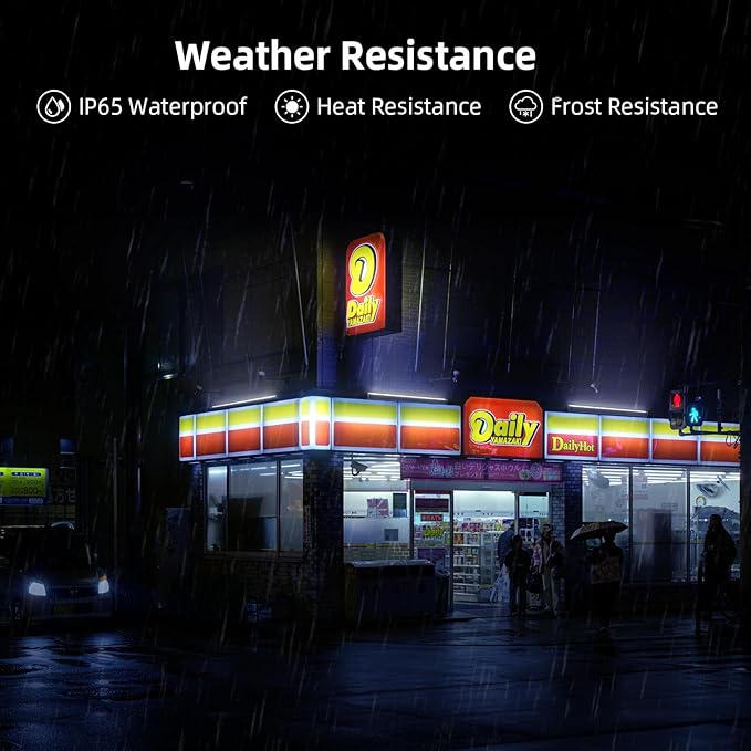 LED Wall Washer Light with RF Remote, 144W Color Changing Linear Wall Light Bar, 120V Waterproof Dimmable RGBW Landscape Spotlights for Outdoor & Indoor Lighting Projects