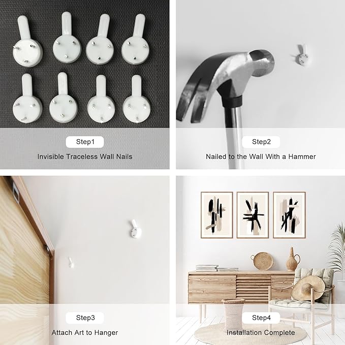 LHIUEM Grey Black Brown Framed Wall Art,Grey Abstract Pictures Set of 3(16”X24”) Minimalist Beige Cream Canvas Wall Art,Dance Lines Large Paintings,Blie Gray Wall Decor,Modern Room Decor for Bedroom