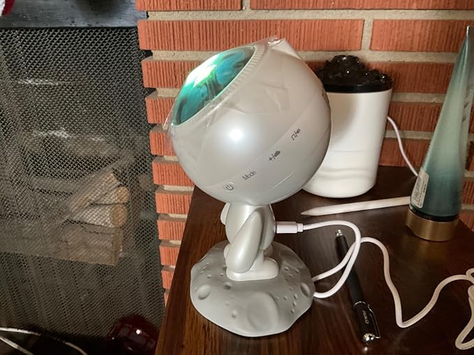 AIRIVO Dreamers Star Projector,Astronaut Galaxy Projector Bluetooth Speaker with Remote,White Noise,Interactive Posture Adjustment,Room Bedroom Decor,Birthday Christmas Gifts for Kids Adults