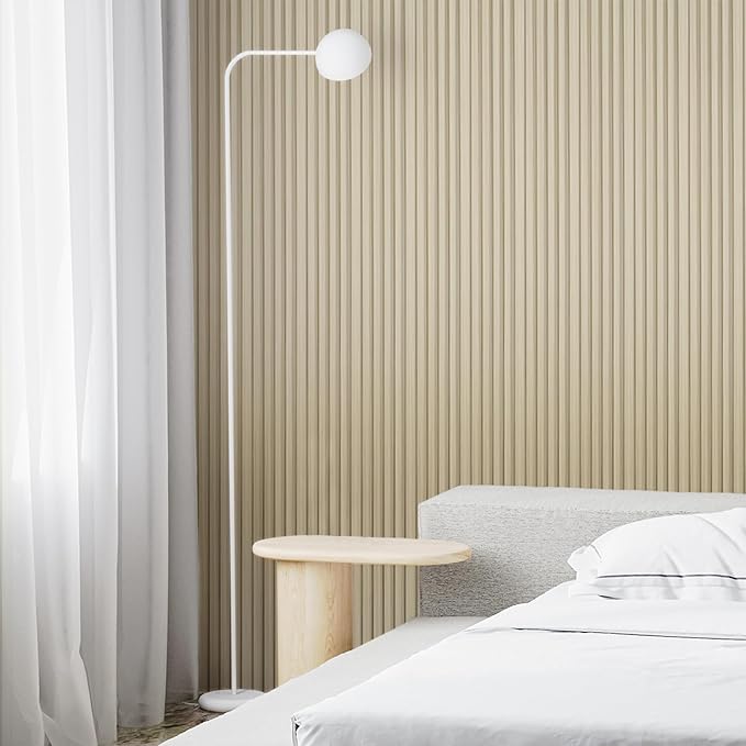 Art3d Slat Wall Panels, WPC Soundproof 3D Wall Paneling for Interior Wall Decor, TV Background, 8-Pack 96 x 6 in. Oak