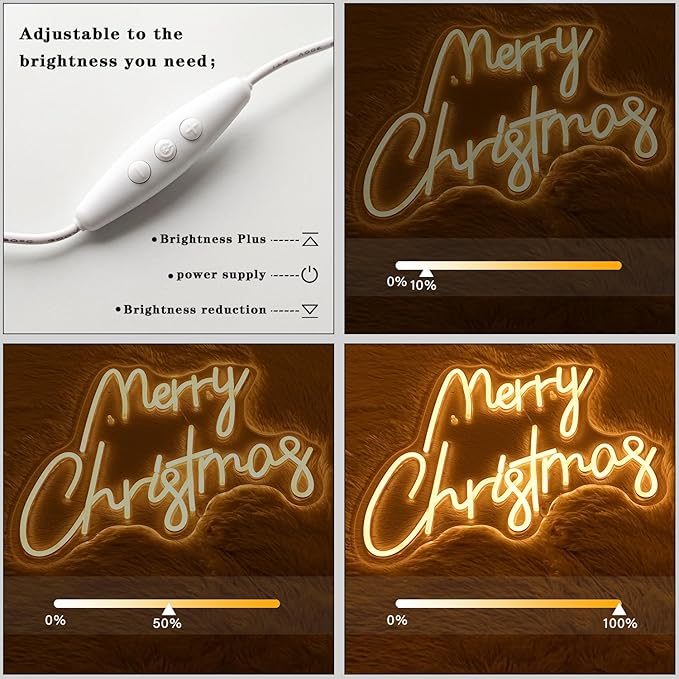 Neon Signs Warm White Neon Light Letter Neon Light for Wall Decor Party Kids Room Wedding Birthday Party Decorations