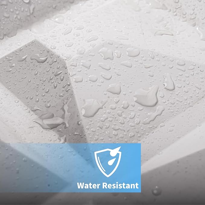 Art3d Decorative 3D Wall Panel, 32 Sq.FT PVC Interior Wall Decor for Living Room, Bedroom, Lobby, Office, Shopping Mall, White