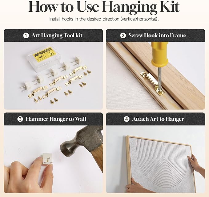 Large Framed Neutral Abstract Wall Art for Living Room, 2 Piece Tan and Cream Beige Canvas Prints Paintings Artwork for Walls, Woman Silhouette Big Pictures for Bedroom Dining Room Office Wall Decor