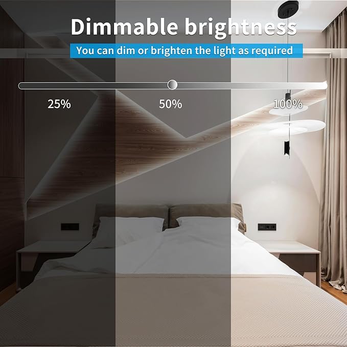 50FT COB LED Strip Lights White Dimmable DC 24V 6000K Flexible LED Tape Light for Bedroom, with Remote and app Control LED Tape Lights,for DIY Home Decoration