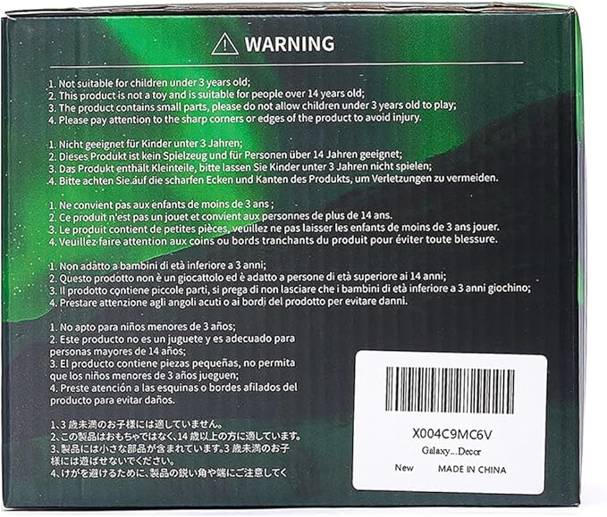Northern Galaxy Light Projector, 300+Modes & 5 Films Star Projector, 15 White Noise & Bluetooth Northern Lights Projector,Moon Aurora Light Projector, Gifts Star Lights for Ceiling, Bedroom Decor