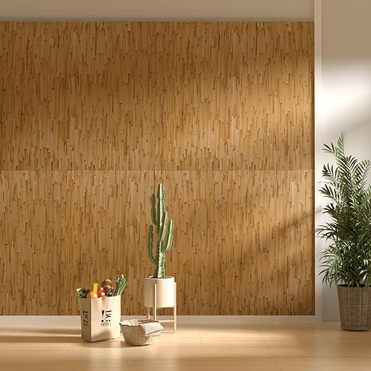 216'' x 35'' 3D Art Natural Reed Wall Panel-Lightweight & Flexible Wall Decor for Wall Covering, Ceiling Decor, Furniture Accents – DIY-Friendly, Tropical Style for Home & Commercial Spaces