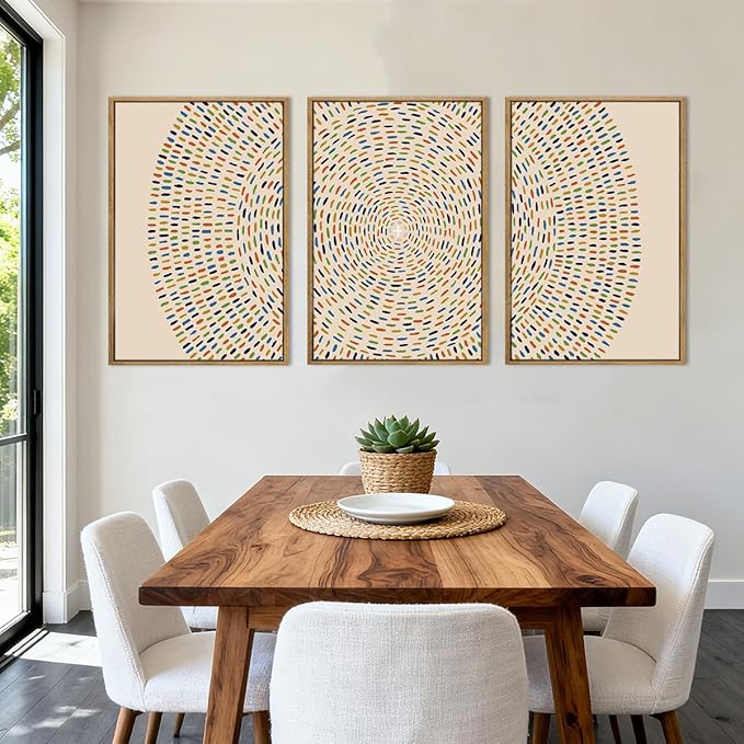 Anyzal Jesus Feeds the 5000 Wall Art Framed Christian Wall Decor Large Jesus Painting for Living Room Bedroom Dining Room 24x36 Inch