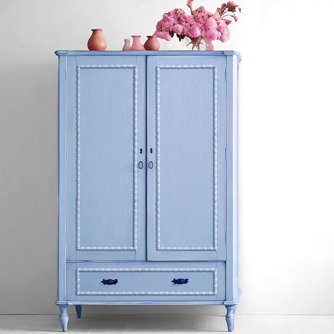 Nuanchu 12 Pcs Unfinished 3D Decorative Wood Trim Molding 15.75inch Decorative Wood Molding Cute DIY Trim for Home Wall Cabinet Shelf Window Door(Gourd Line,15mm)