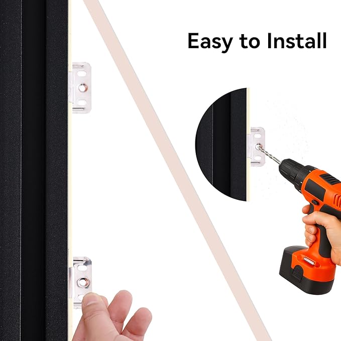 8-Pack WPC Wall Panels 118’’ x 6.1’’ 3D Slat Wall Panel Acoustic Wall Paneling for Interior Wall Decor TV Background Kitchen Bedroom Black