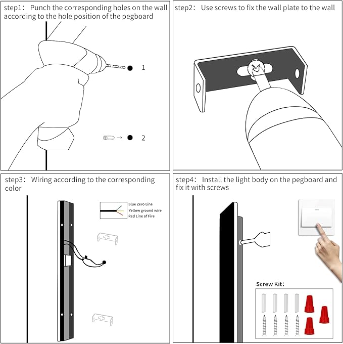 Modern 39inch Outdoor Wall Light, 3000k/4500k/6000k 3 Color Change Black Exterior Light Fixtures Wall Mount, Ip65 Waterproof Modern Porch Lights Wall Sconce, Long Linear Outside Lighting Hard-Wired