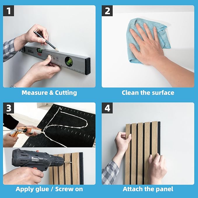 Art3d Acoustic Wood Slat Wall Panel with Roll-Flat Design - 95.3 x 23.8 Inch Sound Absorbing Panels for Living Room Columns Corridor Curved Wall Decor, 1-Pack Ebony