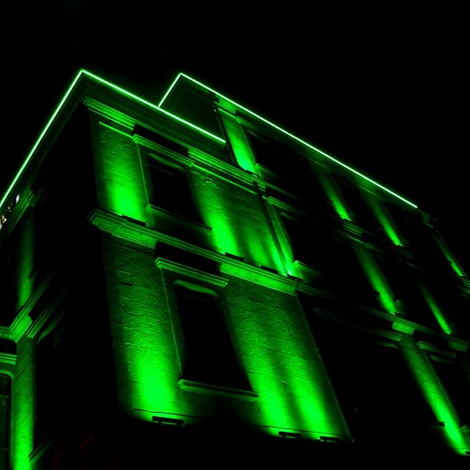 LED RGBW Wall Washer Light with RF Remote, 7200LM Brightness Dimmable LED Bar Light, AC120V 20" Waterproof Color Changing Linear Wall Washing Lamp for Outdoor & Indoor Lighting Projects