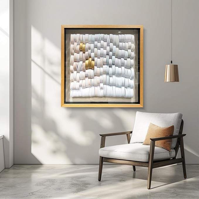 LIUZEYUE - Hand crafted Paper Artwork 3D Wall Art living room wall decor modern 59"x59"