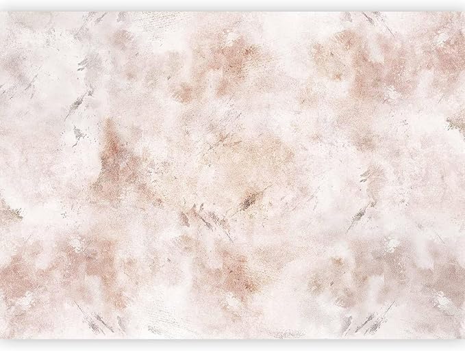 artgeist Wall Mural Stone 96x69 in - XXL Peel and Stick Self-Adhesive Wallpaper Removable Large Sticker Foil Wall Decor Print Picture Image Design Abstract Concrete Beige Like Painted a-A-10133-a-a