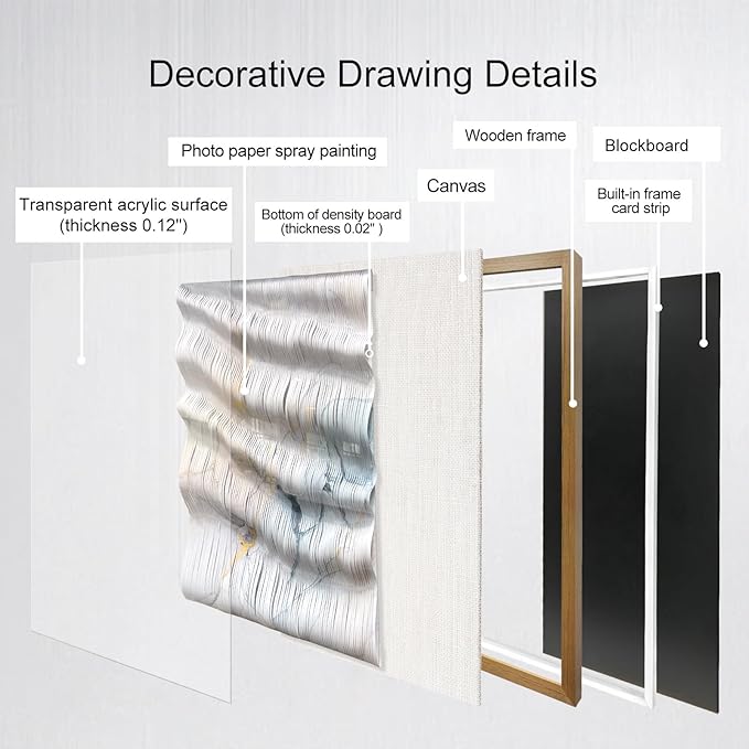 LIUZEYUE - Hand crafted Paper Artwork 3D Wall Art living room wall decor modern 31.5"x47.2"