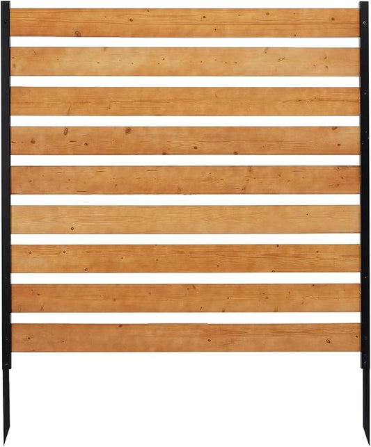 48x48 Inch Wood Privacy Fence Screen, Wooden Fence Panels for Outdoor Yard Trash Cans, AC Unit, Swimming Pool, Garden Yard Screen Windproof Enclosure(1 Panels)