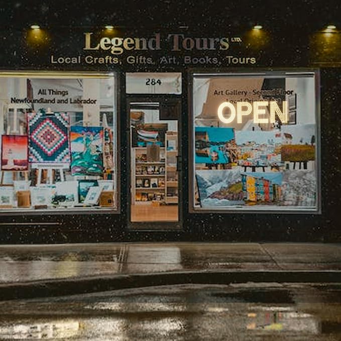 LED Open Sign for Business,22"x7" Dimmable Brightness Large Electric Light Up Sign, Hanging Installation for Store Restaurant Office Bar Hotel Salon (warm white)