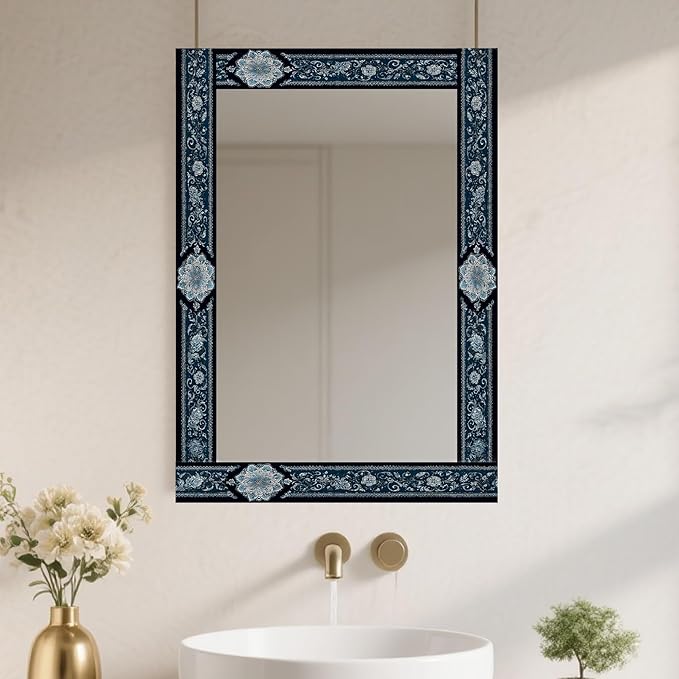 Nuxovilar Wallpaper Border Peel and Stick, Lace Floral Design Self-Adhesive Wallpaper, PVC 3.94×16.4 Ft, Ideal for Accent Walls, Nursery, Home Decor