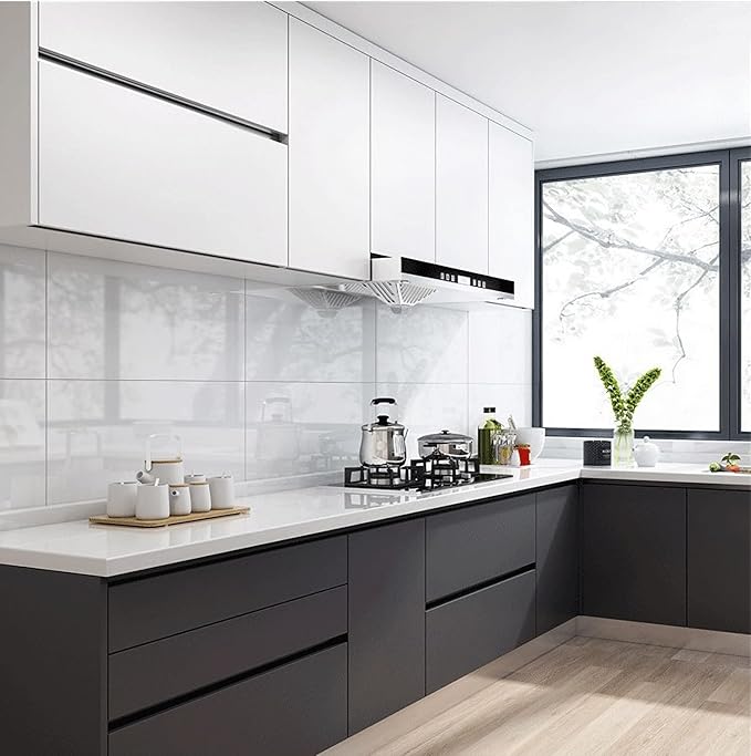 17.51in x400in Grey Wallpaper Peel and Stick Removable Modern Grey Contact Paper Self Adhesive Textured Decorative Wall Covering Bathroom Kitchen Cabinet Upgrade Thicker