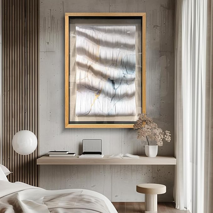 LIUZEYUE - Hand crafted Paper Artwork 3D Wall Art living room wall decor modern 27.6"x39.4"