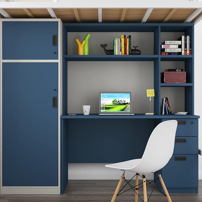 Navy Blue Peel and Stick Removable Wallpaper Thicken Vinyl Modern Matte Textured Solid Color Self-Adhesive Room Wallpaper Countertop Contact Paper for Kitchen Cabinet (24"x393" Dark Blue)