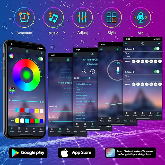 Outdoor LED Strip Lights Waterproof,IP68 Outside Led Light Strips Waterproof with Bluetooth App Remote Control,Music Sync RGB Exterior Led Rope Lights,for Balcony,Deck (150ft Outdoor LED Strip Lights)