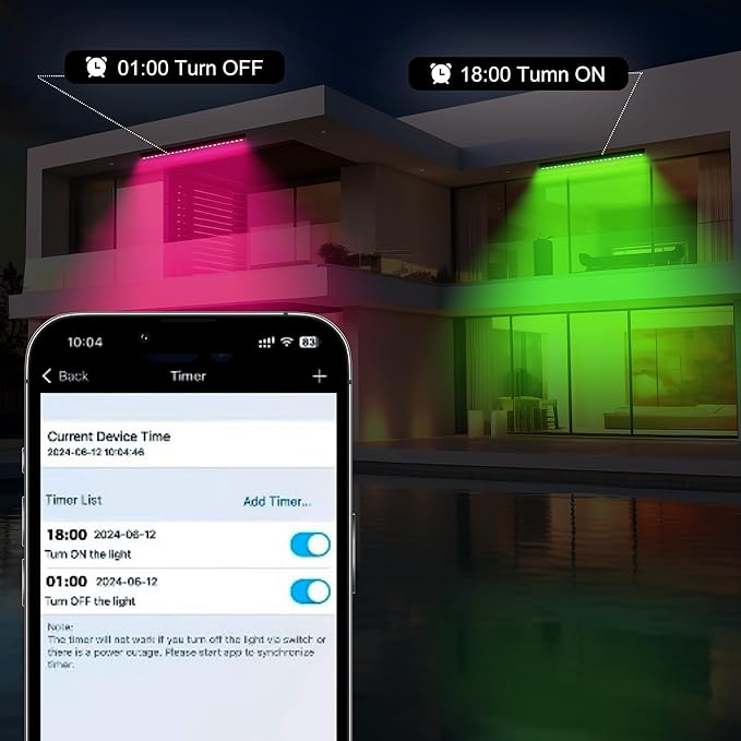 RGBCW Wall Washer Lights, 180W Stage Wash Light Bar Smart APP & Remote Control, Group, Memory,Timing, Music Sync Function, Color Changing Linear Wash Light for Stage Birthday Party Wedding