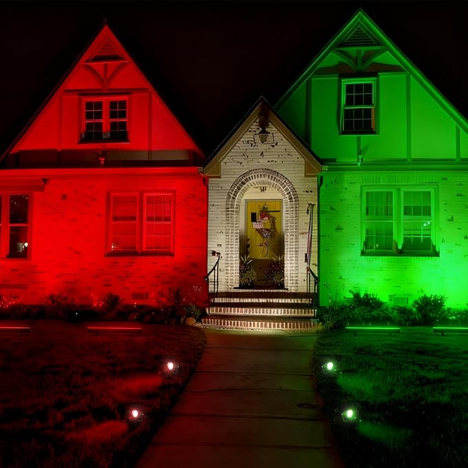 Smart LED Wall Washer Light, 168W (24x7W) RGBCW Color Changing Linear Light Bar with Group and Individual Control, Timing, AC120V Waterproof Outdoor Lighting for Buildings, Hotels, Restaurants