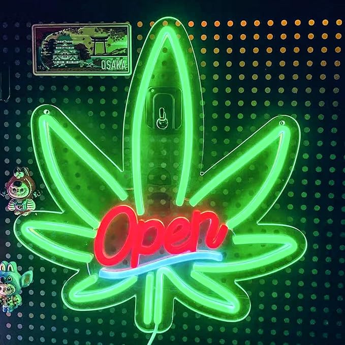 Open Neon Sign Definition Bar Signs, Led Sign USB Powered Bright Open Neon Light for Wall Decor Bar Pub Man Cave Party Art Decor